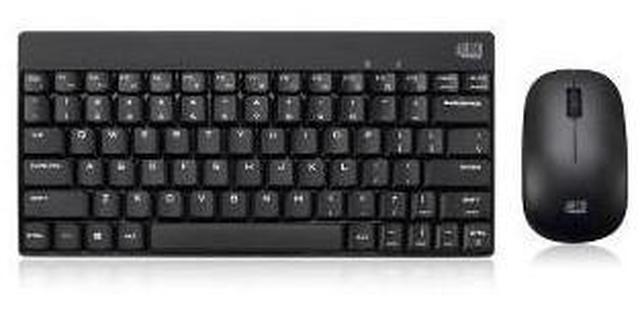 Alt view image 2 of 11 - ADESSO WKB-1100CB 2.4GHZ WIRELESS MINI KEYBOARD & MOUSE COMBO