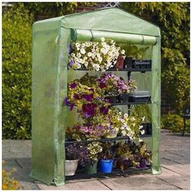 Alt view image 8 of 11 - GARDMAN USA 7600 4 Tier Growhouse Greenhouse