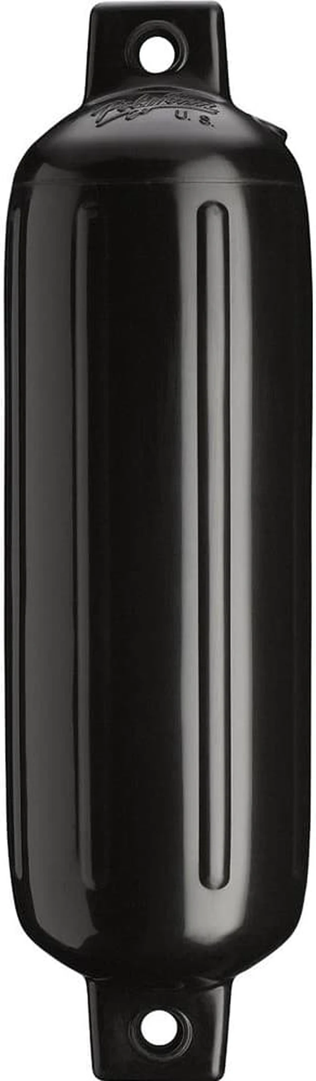 Alt view image 4 of 13 - Polyform G - 2 Twin Eye Fender 4.5 x 16 - Black - G-2-BLACK