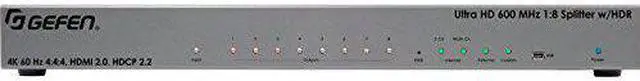 Main image of Gefen Ultra Hd 600 Mhz 1:8 Splitter For Hdmi W/ Hdr