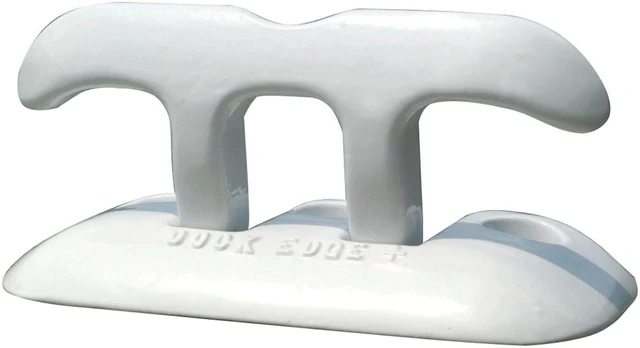Main image of DOCK EDGE FLIP UP DOCK CLEAT 8" WHITE