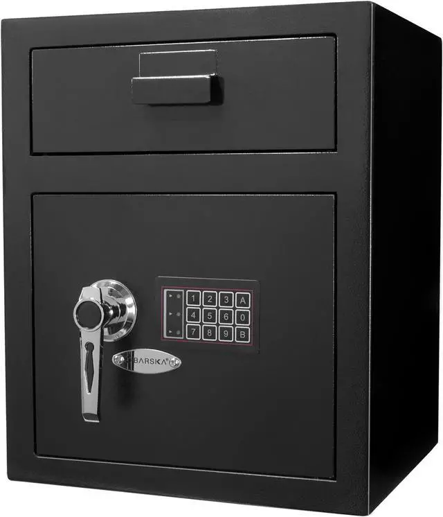 Main image of Barska Black Large Keypad Depository Safe
