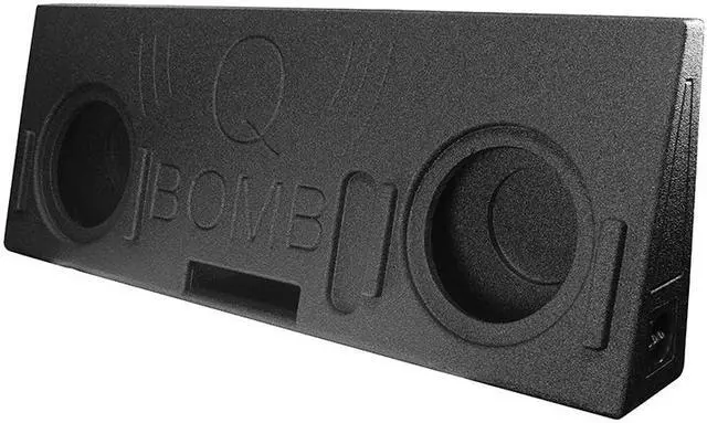 Alt view image 7 of 8 - QPower Dual 10" Ported Sub Enclosure for Toyota Tundra Crew Max | QBTUNDRA14210