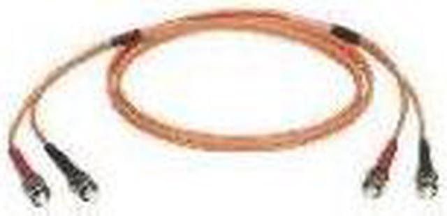 Alt view image 4 of 10 - Black Box EFN6021-002M OM2 50-Micron Multimode Fiber Optic Patch Cable - OFNR PVC, LC-SC, Orange, 2-m (6.5-ft.)