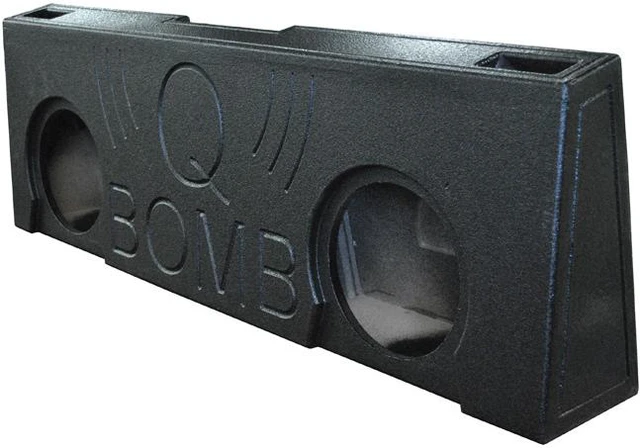 Alt view image 6 of 7 - Qpower QBGMC07210 Dual 10" 2007-Current Chevy Crew Cab