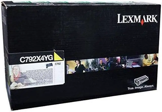Main image of Lexmark C792X4YG Extra High Yield Return Program Toner Cartridge - Yellow
