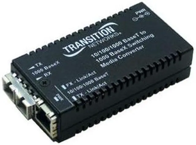 Alt view image 3 of 7 - TRANSITION NETWORKS M/GE-PSW-LX-01-NA 10/100/1000BTX TO 1000BLX