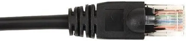 Alt view image 2 of 9 - Black Box Cat6 Value Line Patch Cable, Stranded, Black, 4-ft. [1.2-m] - Category 6 For Network Device - 4 Ft - 1 X Rj-45 Male Network - 1 X Rj-45 Male Network - Black (cat6pc-004-bk)