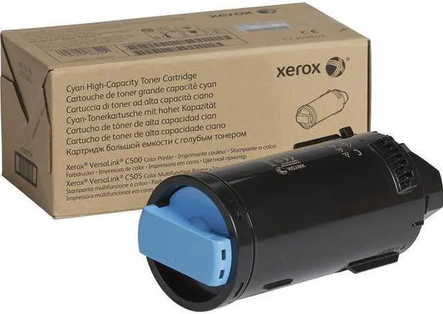 Alt view image 3 of 7 - Xerox - 106R04014 - Xerox Toner Cartridge - Cyan - TAA Compliant - LED - High Yield - 9000 Pages