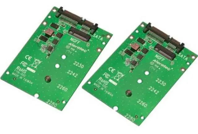 Alt view image 2 of 2 - M.2 NGFF SATA SSD TO 2.5 7MM