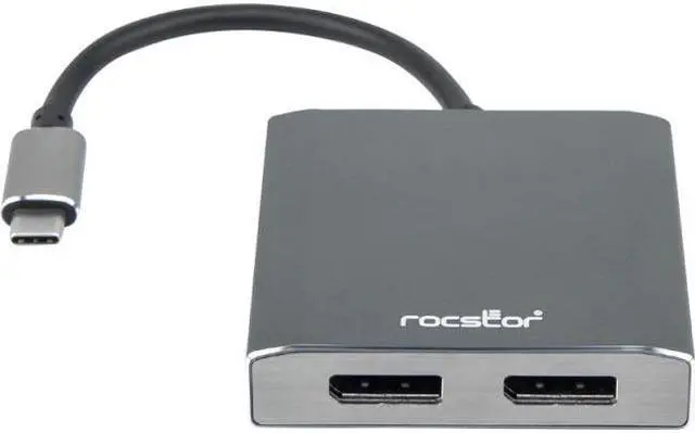 Alt view image 12 of 13 - ROCSTOR Y10A201-A1 USB-C TO DUAL DISPLAYPORT 4K60H