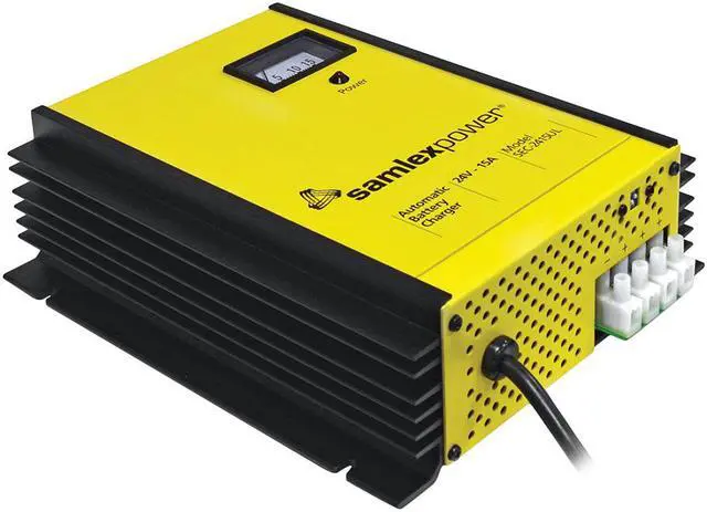 Main image of SAMLEX SEC-2415UL BATTERY CHARGER 3 BANK 3 STAGE 24V 15