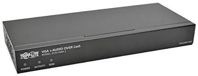 Alt view image 4 of 8 - Tripp Lite B132-008A-2 8-Port VGA + Audio Over Cat5/Cat6 Extender Splitter w/EDID 1000'