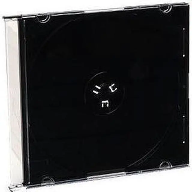 Main image of VERBATIM CORPORATION 94868 200PK CD & DVD SLIM JEWEL CASES