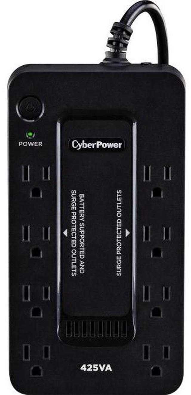 Alt view image 17 of 20 - CyberPower ST425 Standby UPS Systems - 425VA/260W, 120 VAC, NEMA 5-15P, Compact, 8 Outlets