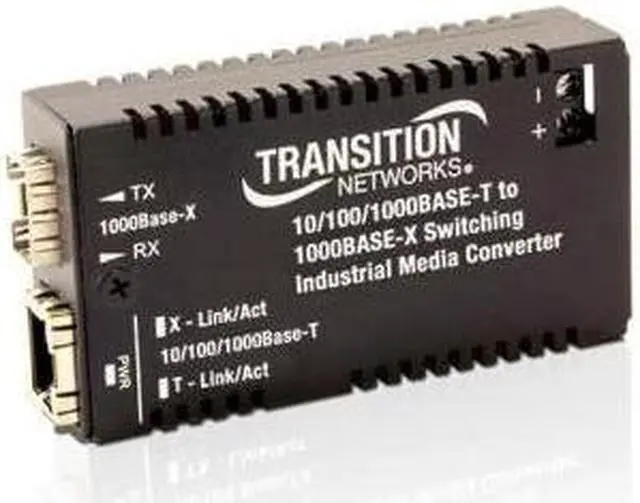 Main image of Transition Networks Hardened Mini 10/100/1000 Bridging Media Converter