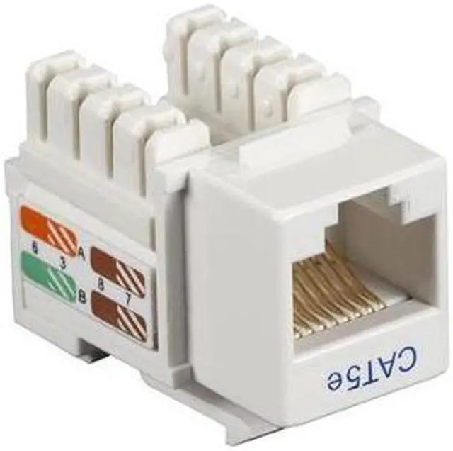 Main image of Black Box CAT5e Value Line Keystone Jack White