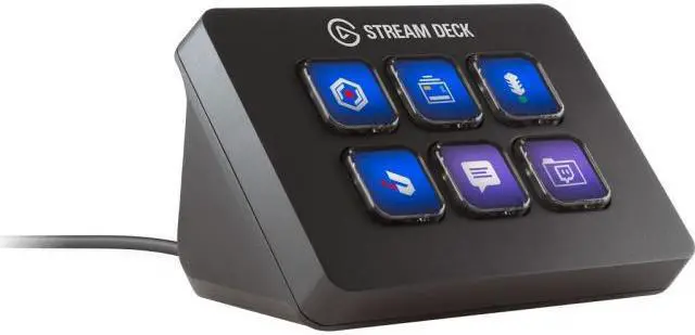 Alt view image 3 of 8 - Elgato Stream Deck Mini 6-Key LCD Live Content Creation Controller
