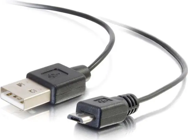 Alt view image 12 of 13 - C2G 27053 USB Cable - USB A Male to USB Micro-B Male Charging Cable (18 Inches)