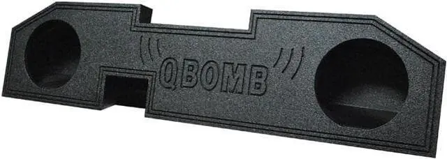 Alt view image 6 of 11 - Qpower QBDODGE104DR Bomb Dodge 4 Door Dual 10" Woofer Box