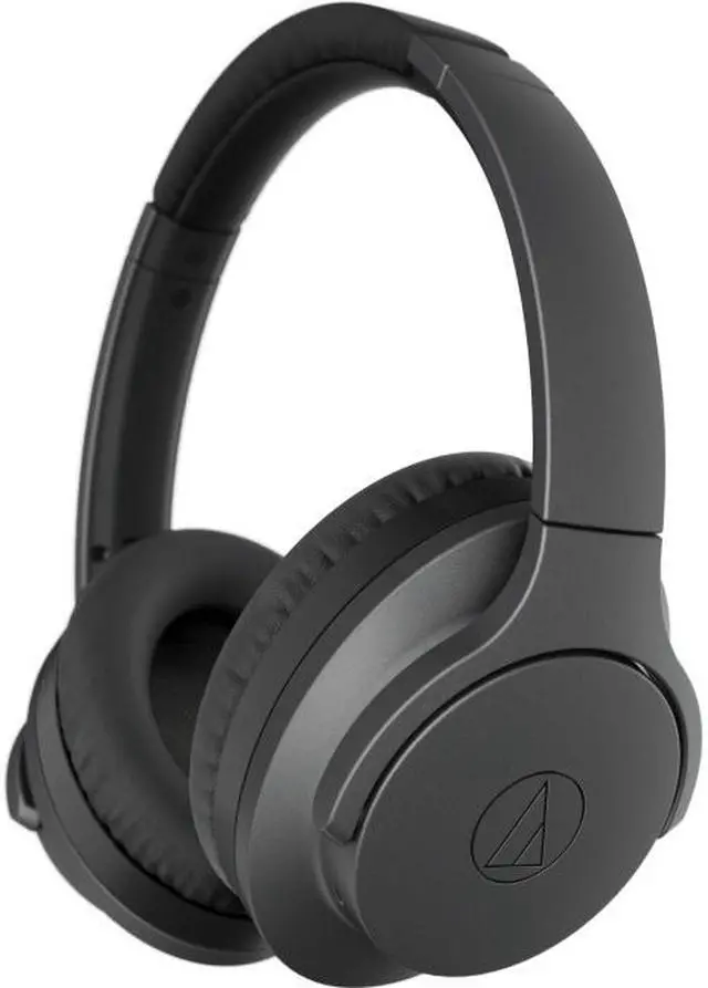 Alt view image 5 of 20 - Audio-Technica Black ATH-ANC700BTBK 3.5 mm (1/8") stereo mini-plug, L-shaped Connector QuietPoint Wireless Active Noise-Cancelling Headphones