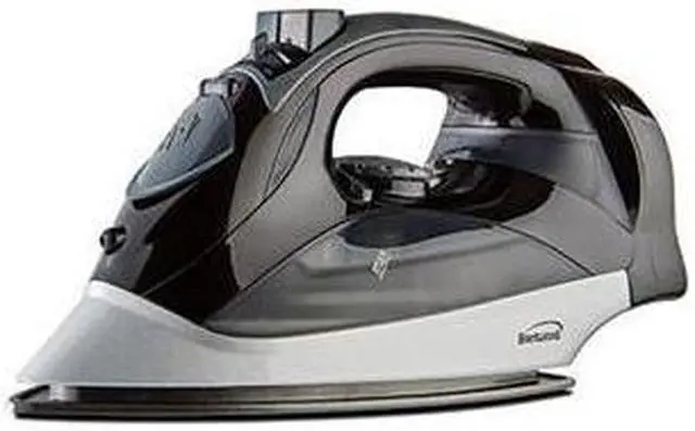 Alt view image 11 of 18 - Brentwood Appliances MPI-59B Power Nonstick Steam Iron with Retractable Cord, Black