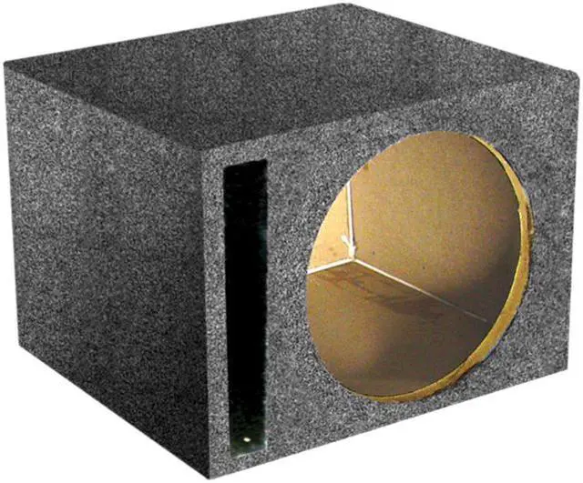 Alt view image 7 of 8 - Qpower QSBASS10 *Sbass10* Empty Woofer Box ; (1)10" Slot Ported