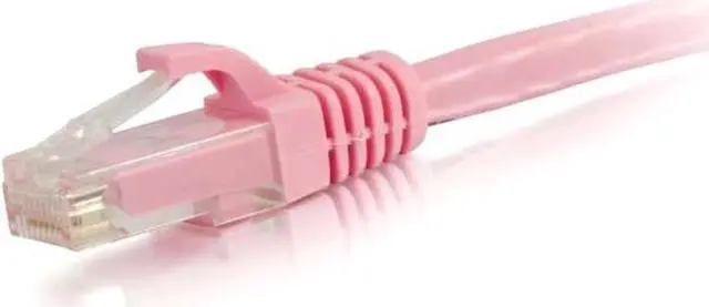 Alt view image 5 of 7 - C2G / Cables to Go 04052 Cat6 Snagless Patch Cable, Pink (10 Feet/3.04 Meters)