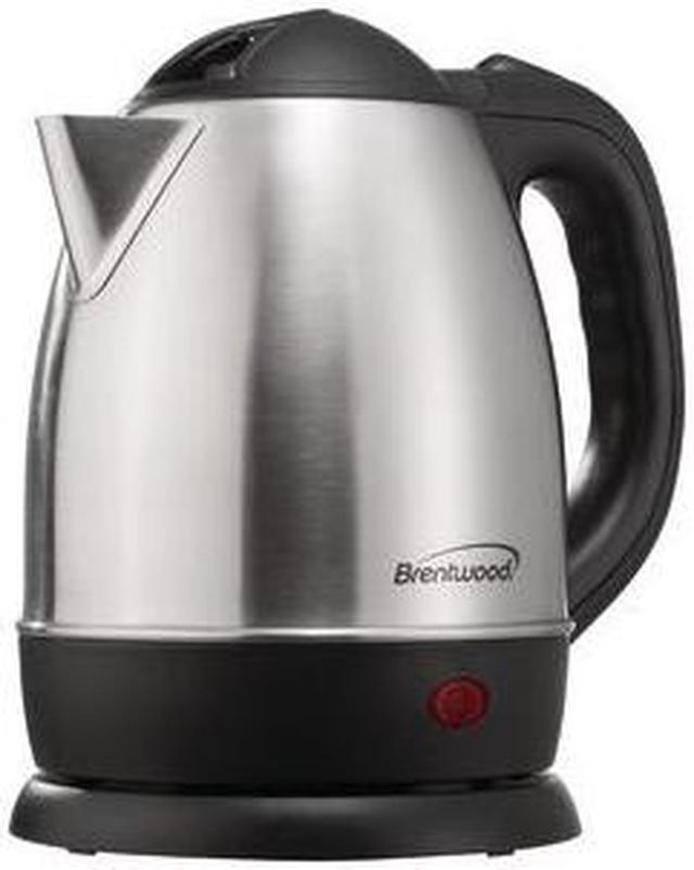 White Stainless Steel Cordless Electric Kettle