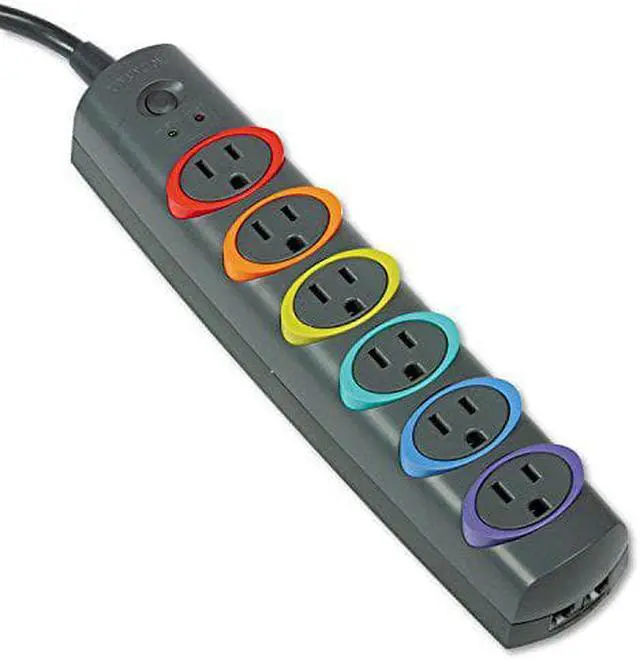 Alt view image 5 of 8 - KENSINGTON TECHNOLOGY GROUP K62147NA SMARTSOCKETS STANDARD SURGE