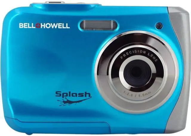 Alt view image 4 of 11 - Bell+Howell Splash WP7 12 MP Waterproof Digital Camera Blue