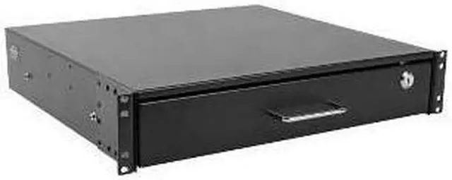 Alt view image 4 of 16 - Tripp Lite SmartRack 2U Locking Rack-Mount Storage Drawer