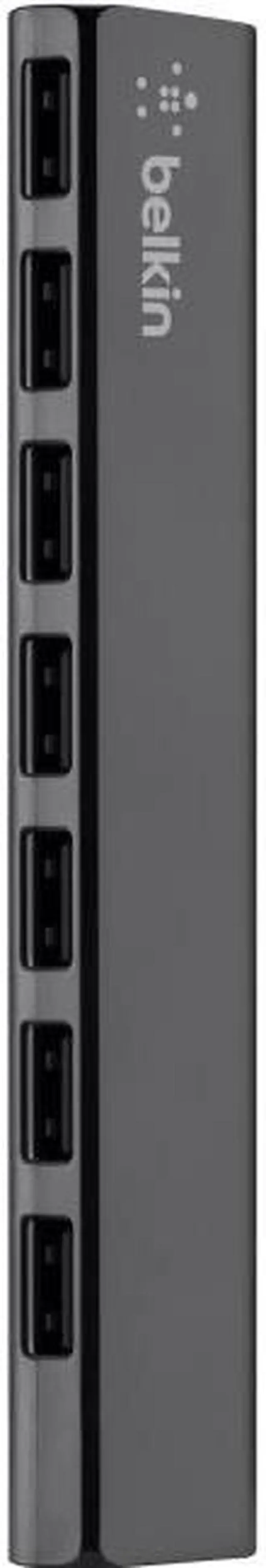 Alt view image 9 of 10 - BELKIN F4U041tt 7-Port Ultra-Slim Desktop Hub