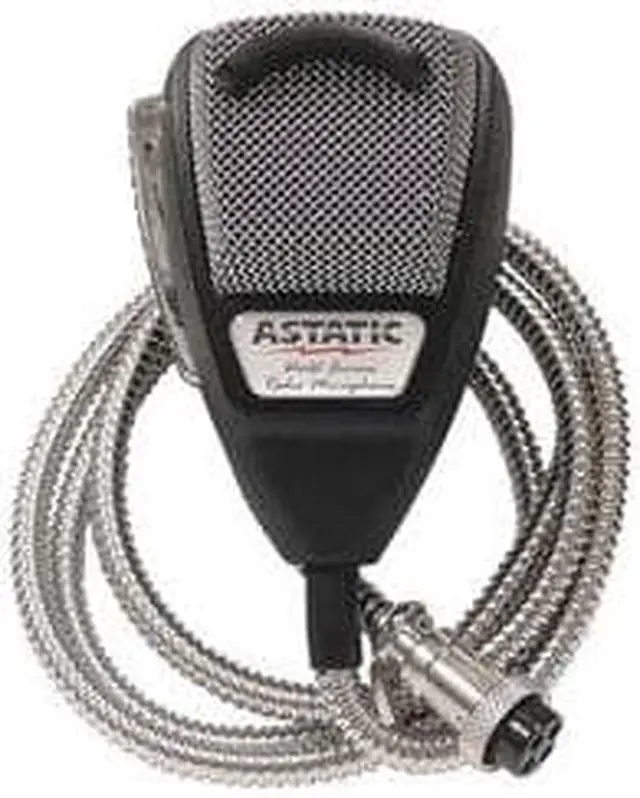 Alt view image 7 of 12 - ASTATIC TM 302-10001SE 636LSE NOISE CANCELING 4-PIN CB MICROPHONE  SILVER EDITION