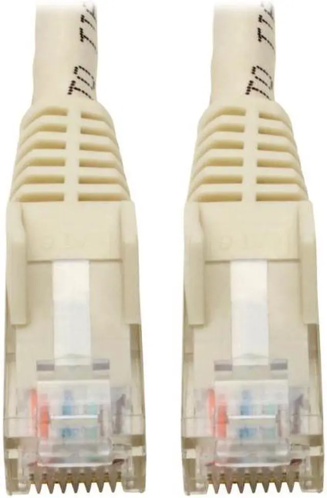 Alt view image 8 of 20 - Tripp Lite N201-06N-WH Premium Cat6 Gigabit Snagless Molded Utp Patch Cable, 24 Awg, 550 Mhz/1 Gbps (Rj45 M/M) , White, 6 In. - Patch Cable - Rj-45 (M) To Rj-45 (M) - 5.9 In - Utp - Cat 6 - Ieee 802.