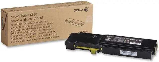 Alt view image 8 of 20 - Xerox 106R02227 High Capacity Toner 6000 Page-Yield Yellow