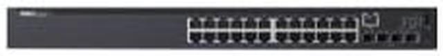 Alt view image 4 of 10 - Dell 463-7254 Dell N1524 Ethernet Switch - 24 Ports - Manageable - Stack Port - 4 x Expansion Slots - 1000Base-T, 10GBase-X - Uplink Port - 24, 4 x Network, Expansion Slot - Twisted Pair, Optical
