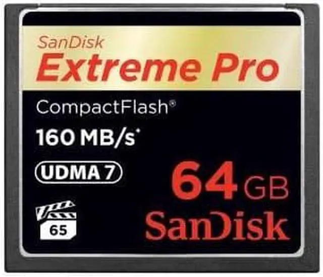 Alt view image 15 of 16 - SanDisk Extreme Pro 64 GB CompactFlash SDCFXPS-064G-A46