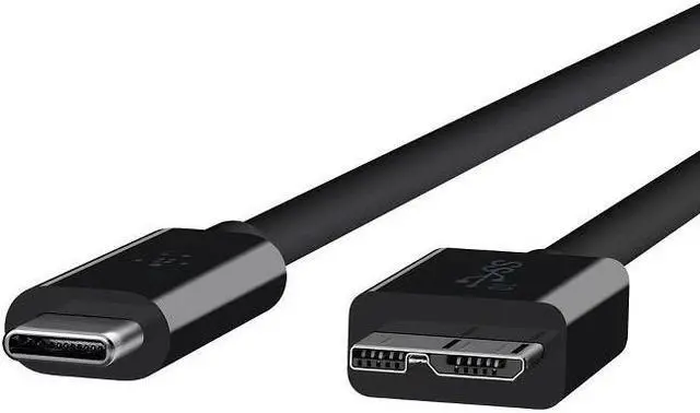 Main image of BELKIN INTERNATIONAL INC B2C008-1M-BLK BELKIN 1M 3.1 USB-C TO MICRO-B CABLE ( USB TYPE-C)