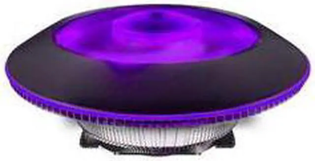 Alt view image 10 of 20 - Cooler Master MasterAir G100M RGB Top Down Low Profile Mini ITX CPU Air Cooler, Copper Heat Column Base, Aluminum Fins, 92mm RGB Ring Fan, RGB Lighting for AMD Ryzen/Intel LGA1200/1151