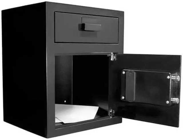 Alt view image 2 of 11 - Barska Black Large Keypad Depository Safe