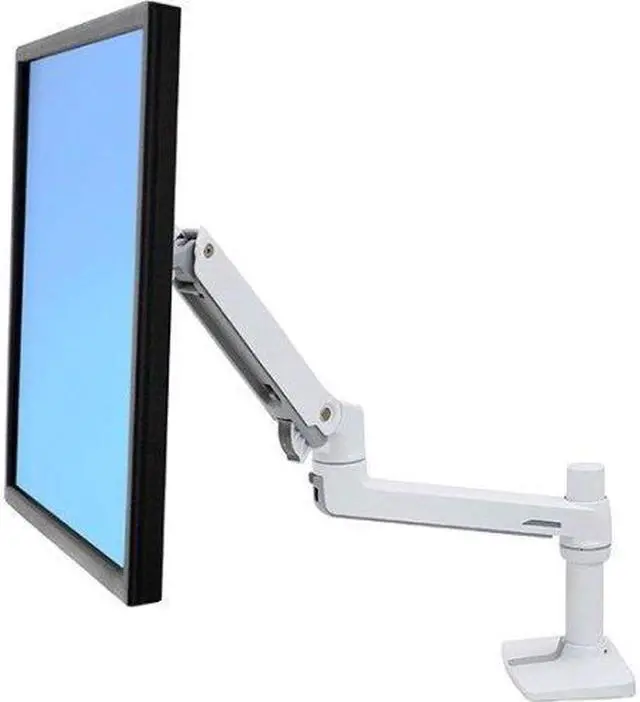 Alt view image 4 of 9 - Ergotron LX - Mounting kit (articulating arm, desk clamp mount, pole, extension bracket) for LCD display - aluminium, du