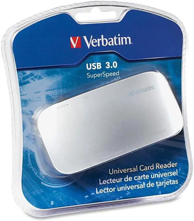 Alt view image 5 of 9 - Verbatim USB 3.0 Flash Card Reader