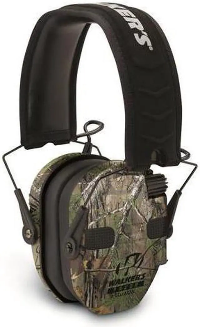 Alt view image 5 of 7 - WALKERS GAME EAR GWP-RSEQM-CMO Razor(R) Series Slim Realtree(R) Xtra Electronic Quad Muff