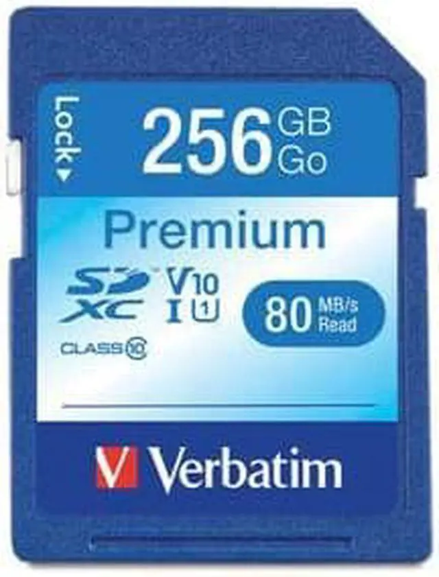 Alt view image 8 of 12 - VERBATIM VER99828 256GB Premium SDXC Memory Card