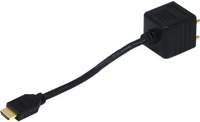Main image of Monoprice Video Splitter - HDMI Male to 2x DVI-D Female