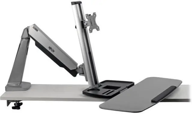 Alt view image 4 of 13 - DESK MOUNT FOR SIT STAND DESKTOP WORKSTATION STANDING DESK
