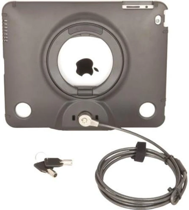 Alt view image 7 of 12 - Urban Factory Anti-Theft Shell with Cable for iPad with Retina Model CRS15UF