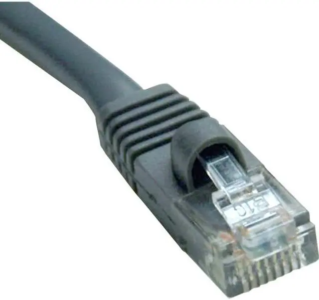 Alt view image 2 of 20 - TRIPP LITE N002-050-GY 50 ft. Cat 5E Gray 350MHz Molded Patch Cable