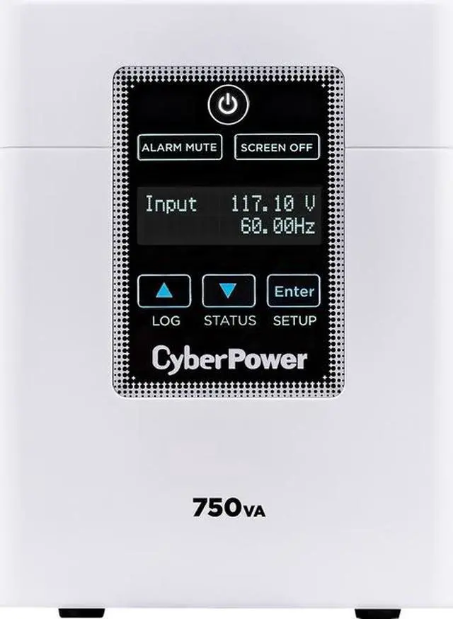 Alt view image 4 of 6 - CyberPower Medical Grade M750L 750VA/600W 120V 6 Outlet Tower UPS